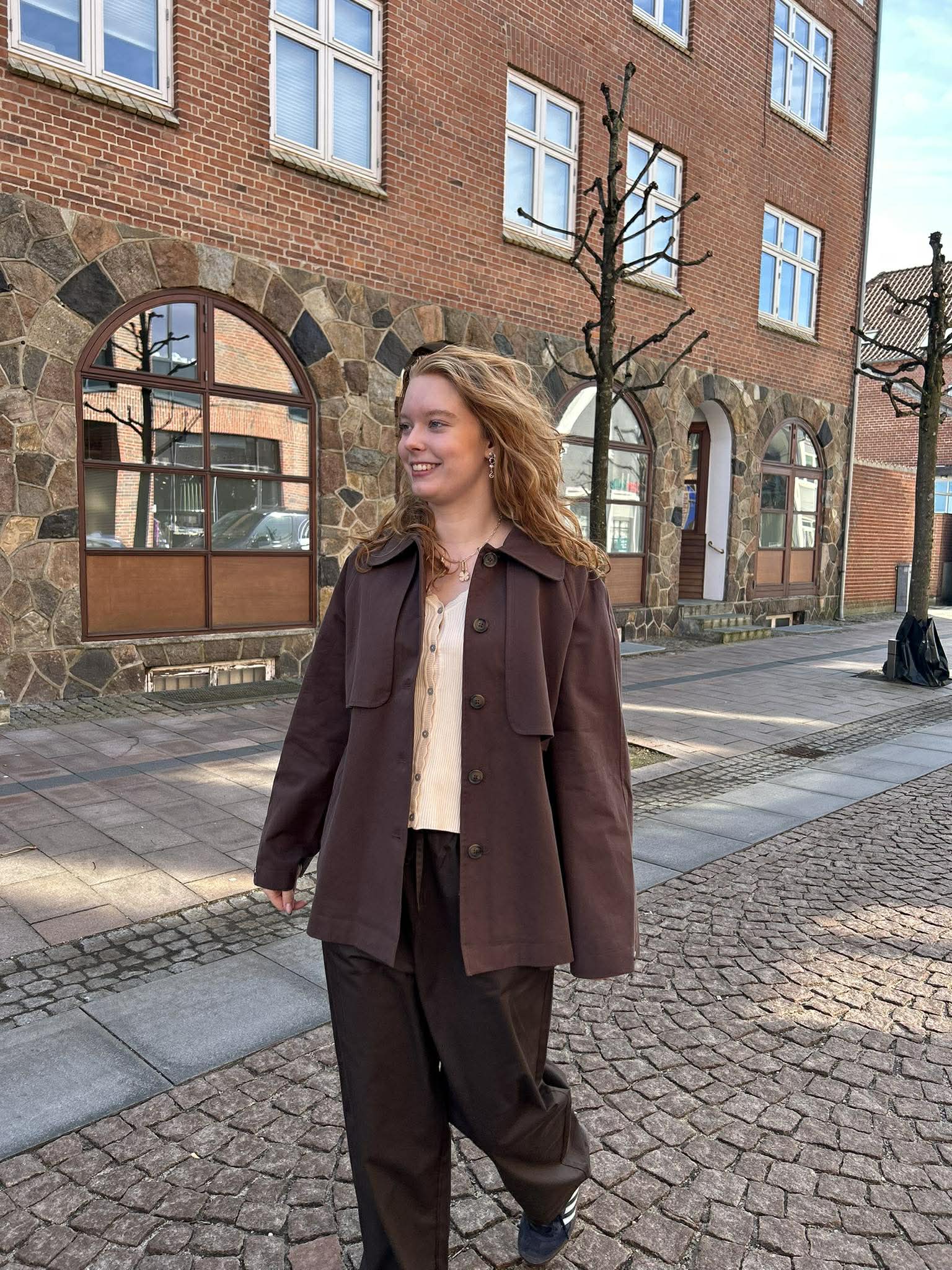 OBJPAULA Jacket - Seal Brown